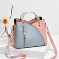Patchwork PU Leather Large Tote Bag