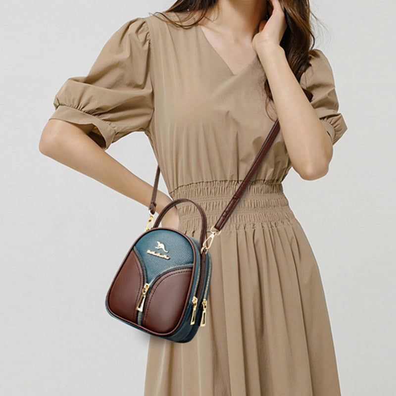 PU Leather Shoulder Handbag