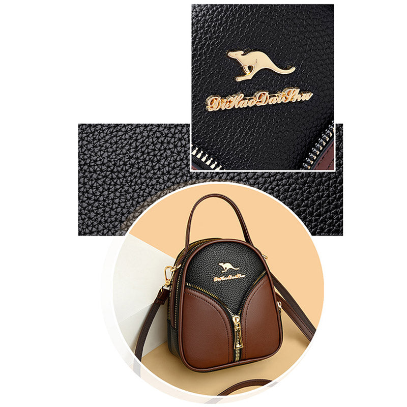 PU Leather Shoulder Handbag