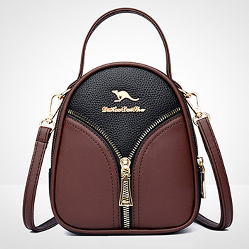 PU Leather Shoulder Handbag