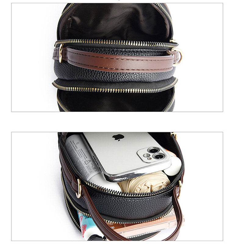 PU Leather Shoulder Handbag