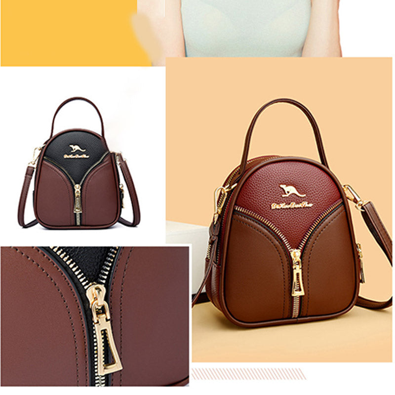 PU Leather Shoulder Handbag