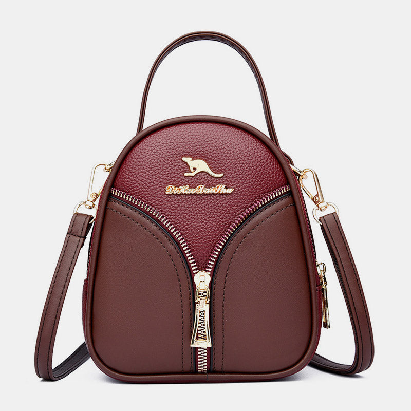 PU Leather Shoulder Handbag