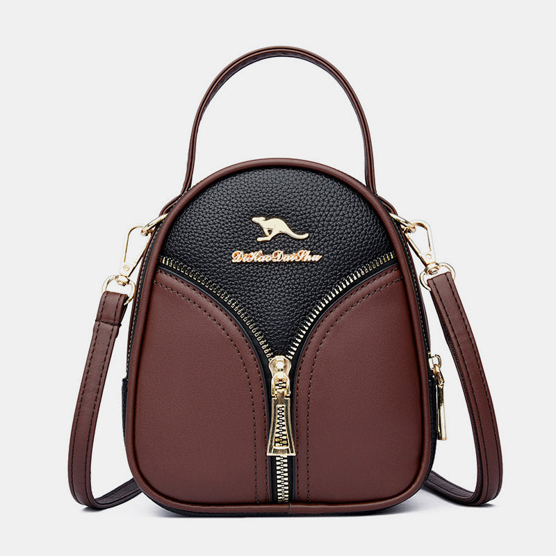 PU Leather Shoulder Handbag