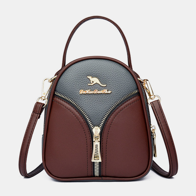 PU Leather Shoulder Handbag