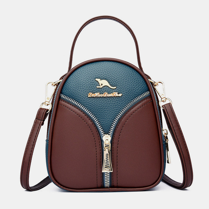 PU Leather Shoulder Handbag