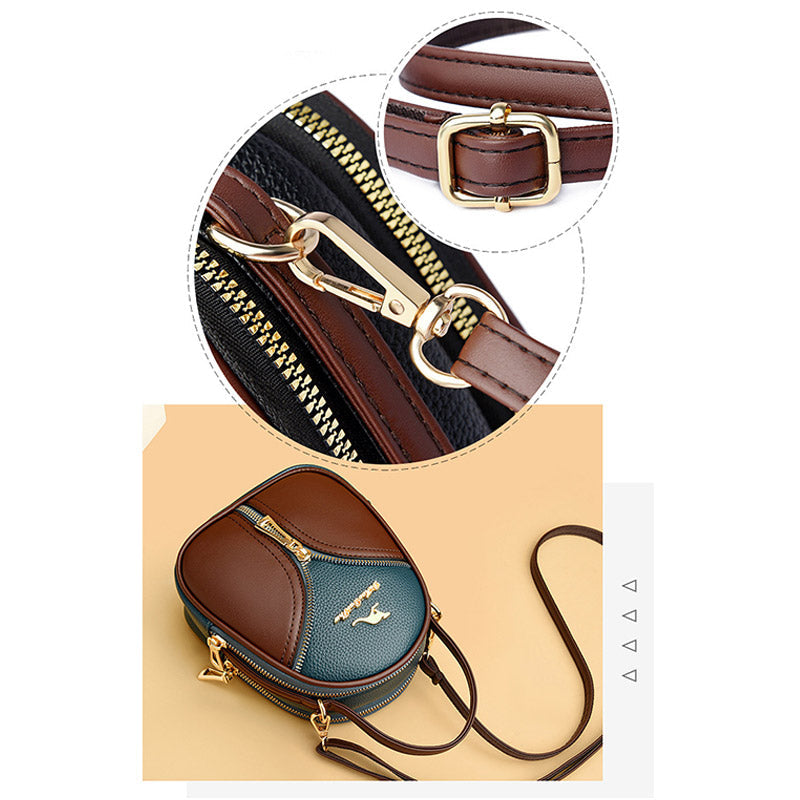 PU Leather Shoulder Handbag