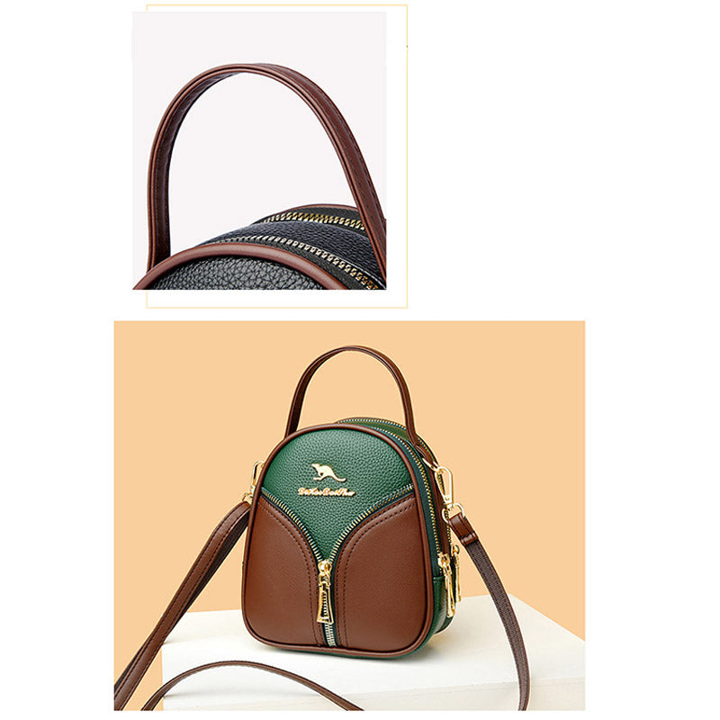 PU Leather Shoulder Handbag