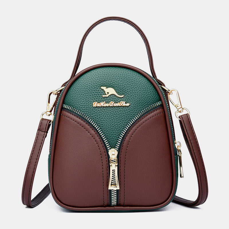 PU Leather Shoulder Handbag