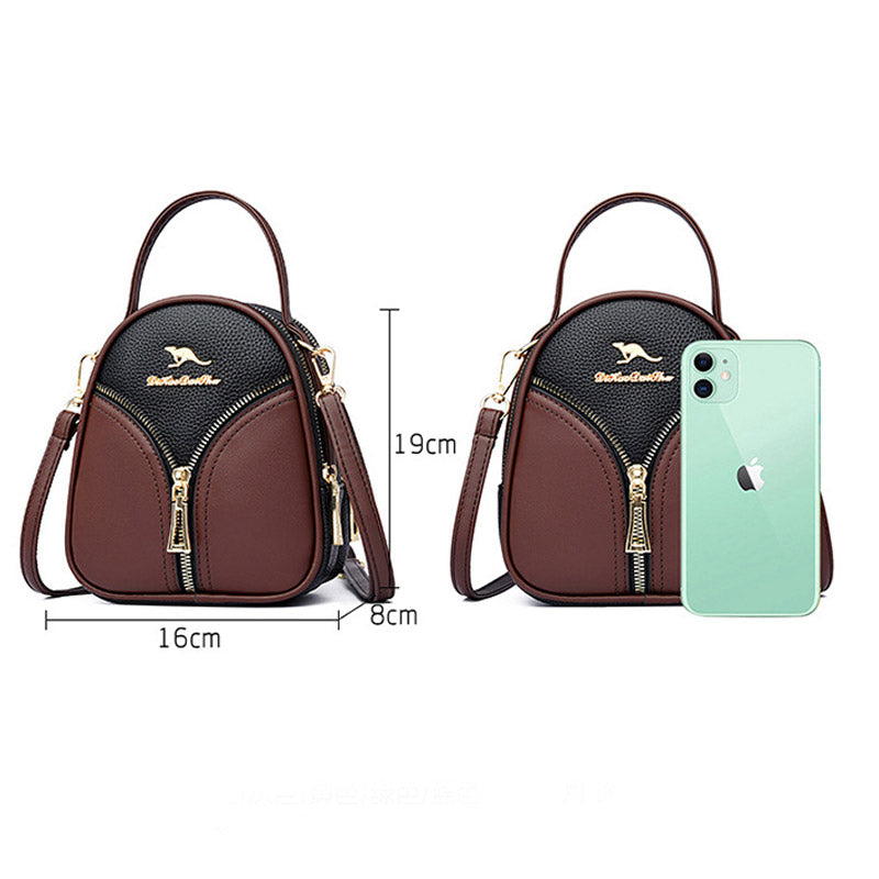 PU Leather Shoulder Handbag