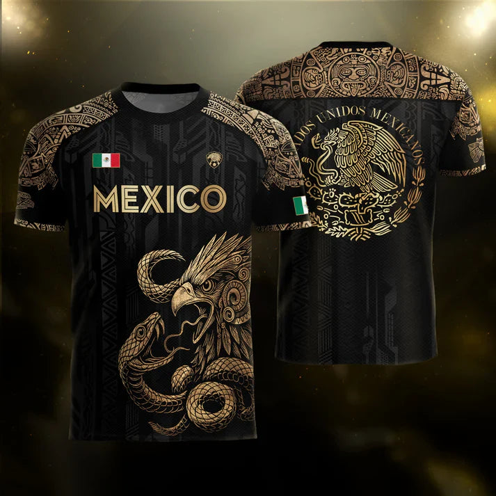 🦅 2026 Mexico Burgundy Sports T-Shirt
